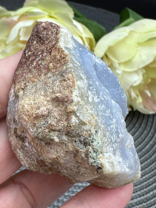 Blue Lace Agate Raw Specimen Crystal