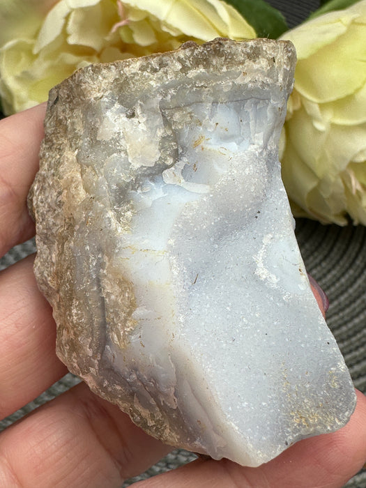 Blue Lace Agate Raw Specimen Crystal