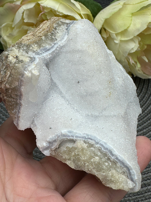 Blue Lace Agate Raw Specimen Crystal