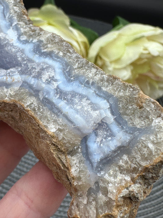 Blue Lace Agate Raw Specimen #8