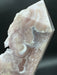 Druzy Filled Sparkling Pink Amethyst Point/Small Tower