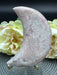 Chunky Pink Amethyst Moon with fine sparkles within