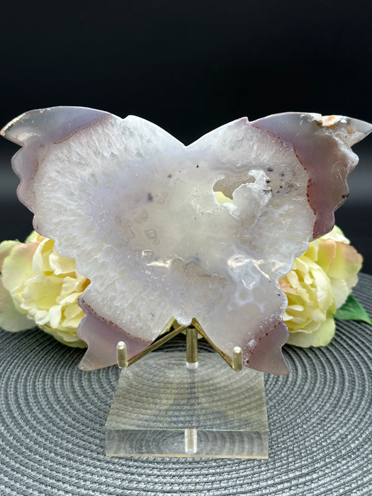 Stunning Druzy Agate Butterfly with a gorgeous rich sparkling druzy centre