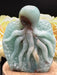 Gorgeous Blue Sky Opal Octopus on Rock Carving - self standing