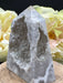 Natural Agate Geode Chunky Tower with a centre smothered in sugary geode "snow" and a peek-a-boo window on the side