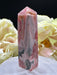 Mini Rhodochrosite Points with beautiful patterns and colours and small druzy pockets