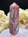 Mini Rhodochrosite Points with beautiful patterns and colours and small druzy pockets