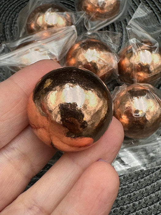 Solid Copper Spheres 