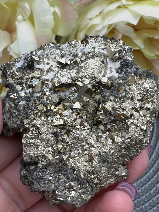 STUNNING Pyrite Raw Cluster