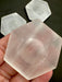 Selenite/Satin Spar Sphere Holder - Hexagon