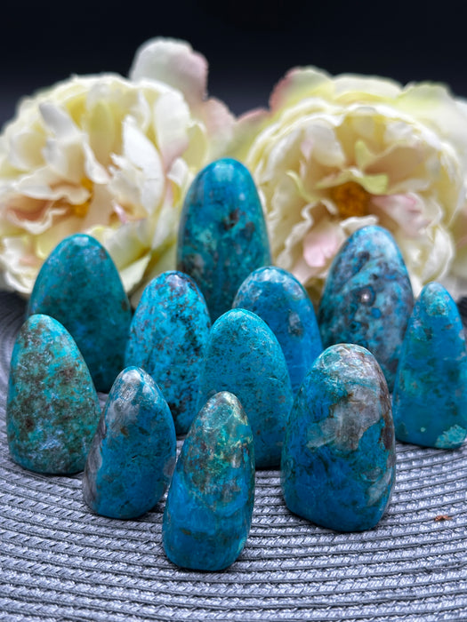 Chrysocolla Standing Freeforms - Various Options
