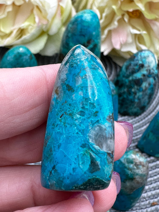 Chrysocolla Standing Freeforms - Various Options