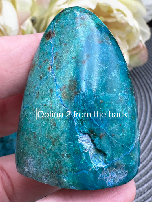 Chrysocolla Standing Freeforms - Various Options