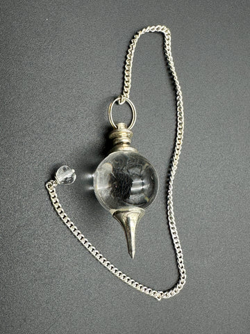 Clear Quartz Crystal Pendulum