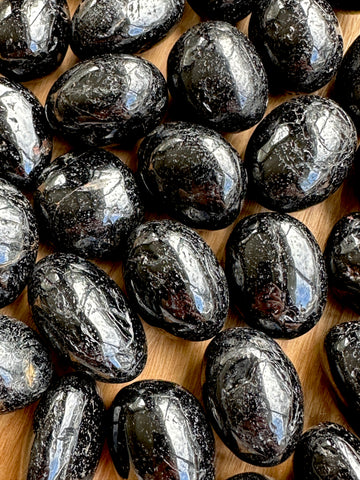 Black Tourmaline Crystal Tumbled Stone