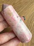 Rhodonite Pointed Wand Peru Crystal