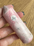 Rhodonite Pointed Wand from Peru Crystal