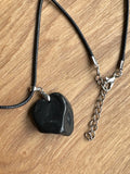 Shungite Tumble Pendant on Cord