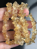 Citrine Crystal Chip Bracelet