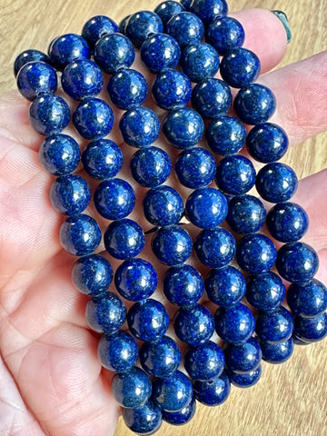 Lapis Lazuli Crystal Bead Bracelet