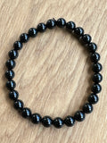 Black Tourmaline Crystal Bead Bracelet