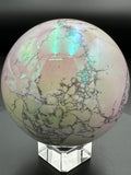 Aura Howlite Crystal Sphere