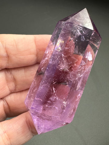 Amethyst Double Terminated DT Crystal Point