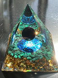 Orgonite Pyramid Crystal Malachite