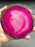 Agate Slice - Pink - Various Choices