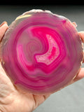 Agate Slice - Pink - Various Choices