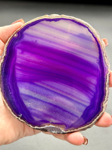 Crystal Agate Slice