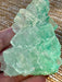 Green Halite Crystal Raw Specimen Cluster