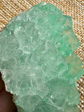 Green Halite Crystal Raw Specimen Cluster