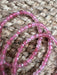 Red Strawberry Quartz Faceted Crystal Bracelet