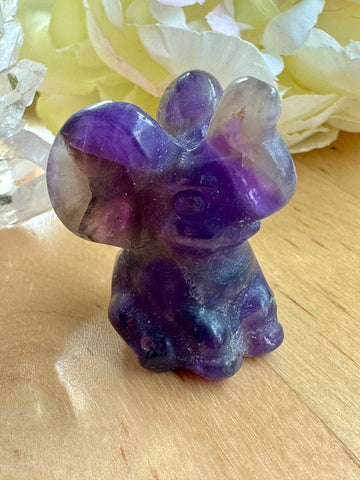 Dream Amethyst Crystal Mini Elephant