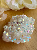 Angel Aura Geode Clusters - Various Choices