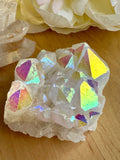 Angel Aura Geode Clusters - Various Choices