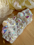 Angel Aura Geode Clusters - Various Choices