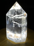 Blue Needle Clear Quartz Crystal Point