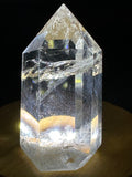 Blue Needle Clear Quartz Crystal Point