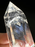 Blue Needle Clear Quartz Crystal Point