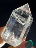 Blue Needle Clear Quartz Crystal Point