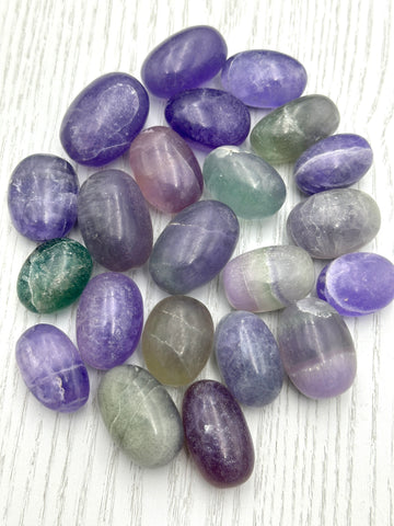 Fluorite Crystal Tumbled Stone