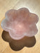 Rose Quartz Crystal Flower Bowl
