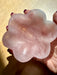 Rose Quartz Crystal Flower Bowl