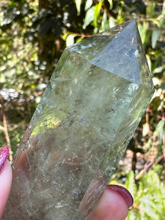 Green Amethyst (Prasiolite/Green Quartz/Vermarine) Point