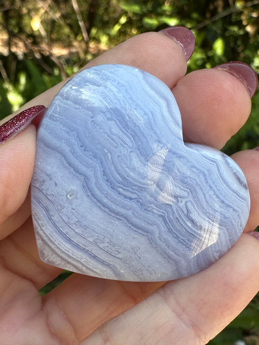 Blue Lace Agate Heart