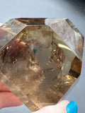 Smoky Citrine Crystal Point with Rainbow