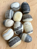 Regular Zebra Calcite Tumbled Stone