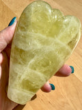 Lemon Calcite Guardian Angel Crystal